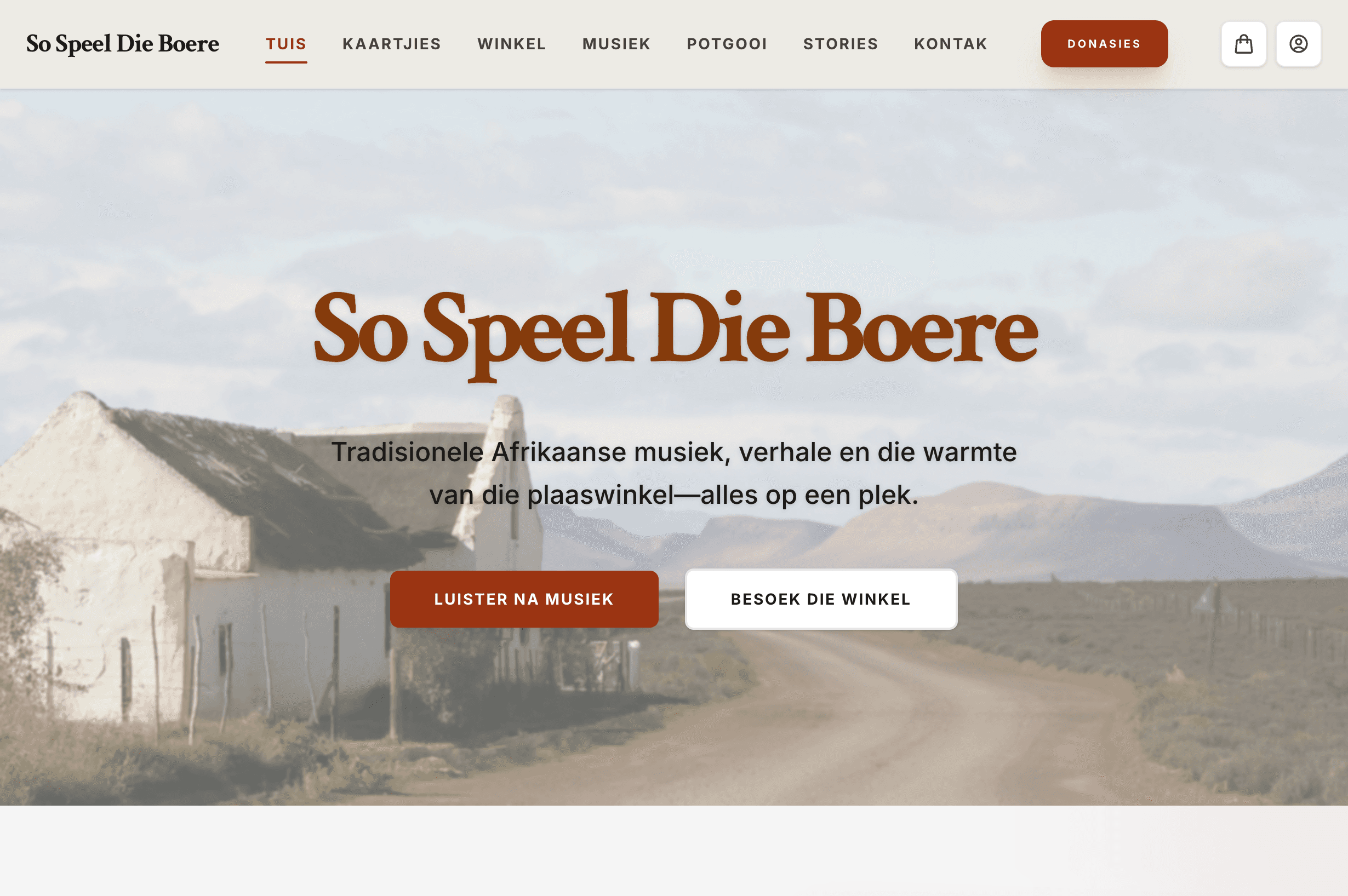 So Speel Die Boere
